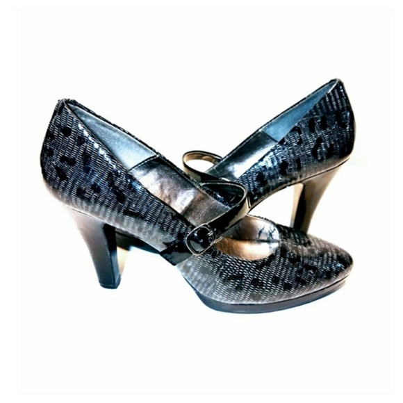 animal print mary jane shoes